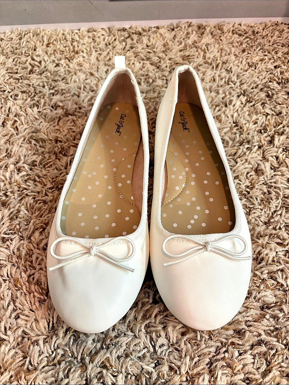 Cat and Jack  Ballet Flats White US 4
